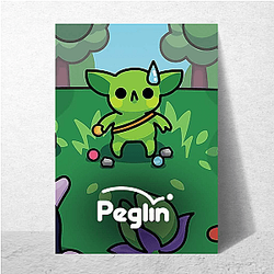 Peglin Luck and Skill Collide Style Peglin Posters