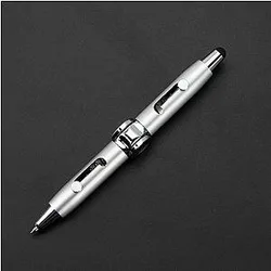 Upgrade Silver Pen Fidget Spinner For Stress Relief