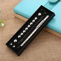 Silver Magnetic Fidget Pen for Stress Relief