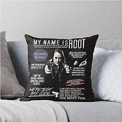 Root - Person of Interest - Amy Acker Throw Pillow