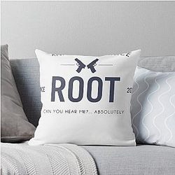 Root Person of Interest Throw Pillow