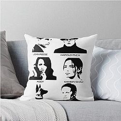 Person of Interest Movie Shaw Mashup Throw Pillow