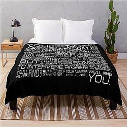Person of Interest Movie Shaw Mashup Gifts Throw Blanket