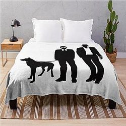 Harold and John Person of Interest Movie Shaw Mashup Tracing Line Throw Blanket