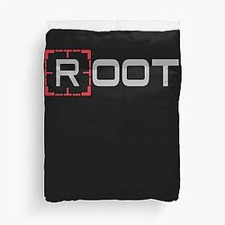 Person of Interest movie Root mashup tracing line - Root fitted duvet cover