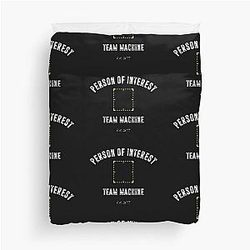 Person of Interest Team Machine Duvet Cover