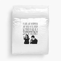 Root Shaw Symphony Person of Interest Duvet Cover