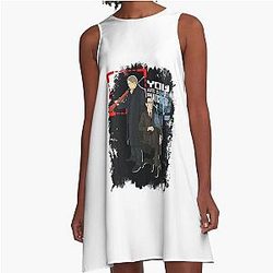 Person of Interest Movie Tracing Infinite A-Line Dress