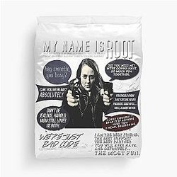 Person of Interest Movie Root Shaw Mashup Infinite Person of Interest Amy Acker Duvet Cover