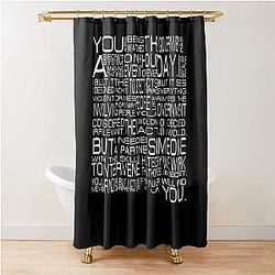 Person of Interest Movie Root Mashup Tracing Line Infinite Gifts Shower Curtain
