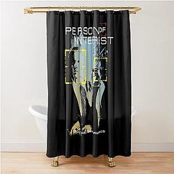 Infinite Shaw Mashup Line Graphic Gift Shower Curtain