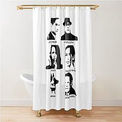 Person of Interest Movie Root Shaw Tracing Line Infinite - Team Machine Gift Shower Curtain