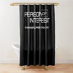 Person Of Interest Movie Root Mashup Tracing Line Kneecapping People Since 2021 Shirt Retro Shower Curtain