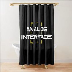 Person Of Interest Analog Interface Shower Curtain