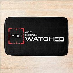 Person of interest gift idea bath mat