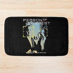 Person of Interest Movie Root Shaw Mashup Tracing Line Gift Bath Mat