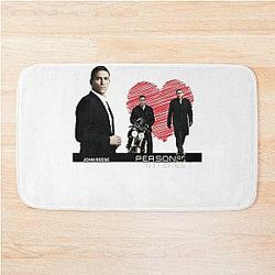 Person of Interest Movie John Reese Mashup Tracing Infinite Retro Bath Mat