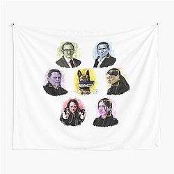 Person Of Interest Movie Shaw Mashup Tracing Infinite Retro Wave Tapestry
