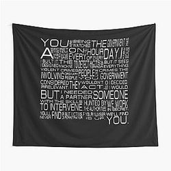 Person of Interest Movie Root Mashup Tracing Line Tapestry