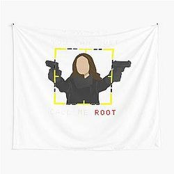 Person of Interest Movie Root  Vintage Tapestry