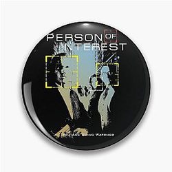 Person Of Interest Movie Root Shaw Infinite You Are Being Watched Graphic Gift Pin