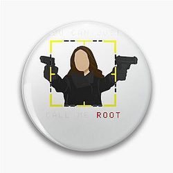 Person Of Interest Movie Root Shaw Vintage Pin