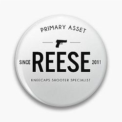 Person of Interest - John Reese - Black Pin