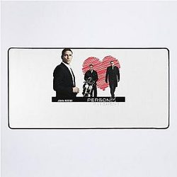 Person Of Interest Movie Made i.e. Root Shaw Mashup or Recreated John Reese Retro Style Display Mat