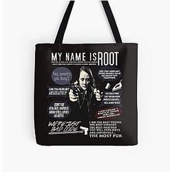 Root Person of Interest Amy Acker All Over Print Tote Bag