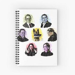 Person of Interest Movie Root Mashup Tracing Infinite Retrospective Wave Spiral Notebook