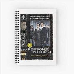 Person of Interest VHS Limited Edition Spiral Notebook
