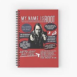 Person of Interest Amy Acker Spiral Notebook