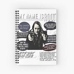 Person of Interest Movie Root Mashup Amy Acker Spiral Notebook