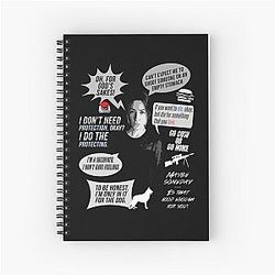 Sameen Shaw - Person of Interest - Sarah Shahi Spiral Notebook