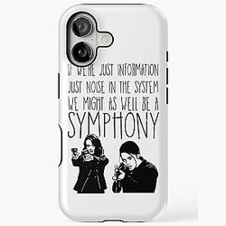 Root and Shaw Symphony Person of Interest iPhone Tough Case