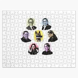 Person of Interest Movie Mashup Infinite Retro Wave Jigsaw Puzzle