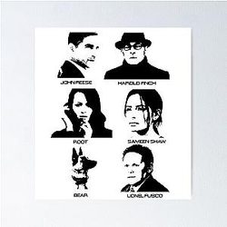 Person of Interest Movie Root Team Machine Poster