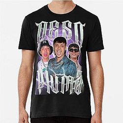 Peso Pluma Double P Vintage Retro Design Premium T-Shirt RB1508