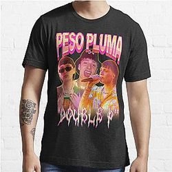 Peso Pluma Doble P Retro Essential T-Shirt RB1508