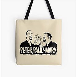 Peter And Mary All Over Print Tote Bag