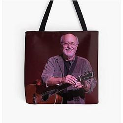 Peter Yarrow - Peter, Paul and Mary - Photograph All Over Print Tote Bag