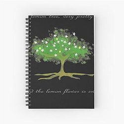 Lemon tree Peter Paul and Mary Spiral Notebook