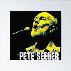 Pete Seeger Pete Seeger. Peter Seeger. was an American folk singer and social activist. A fixture on nationwide radio in the 1940s Poster