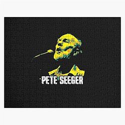 Pete Seeger Pete Seeger. Peter Seeger. was an American folk singer and social activist. A fixture on nationwide radio in the 1940s Jigsaw Puzzle