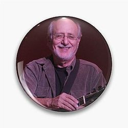 Peter Yarrow - Peter, Paul and Mary - Photograph Pin