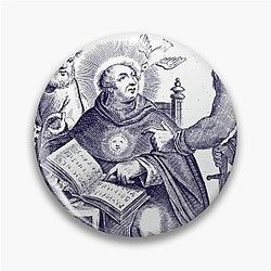 St. Thomas Aquinas with St. Peter and St. Paul Pin
