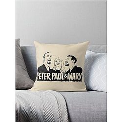 Peter And Mary Throw Pillow