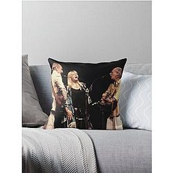 Peter, Paul and Mary Photograph Throw Pillow