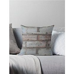 1 Peter 2:5, living stones Throw Pillow