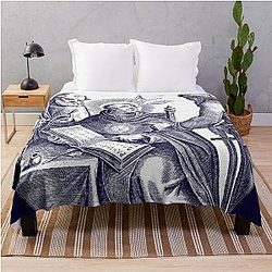 St. Thomas Aquinas with St. Peter and St. Paul Throw Blanket